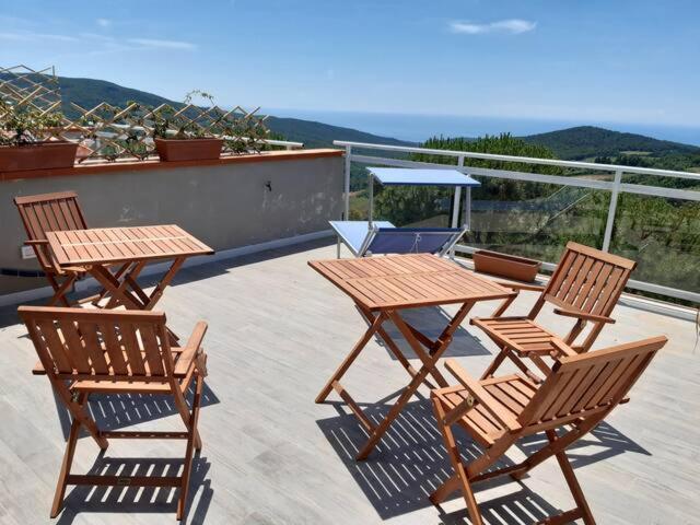 Vista Sulle Isole Dell'Arcipelago Toscano Nibbiaia Zewnętrze zdjęcie