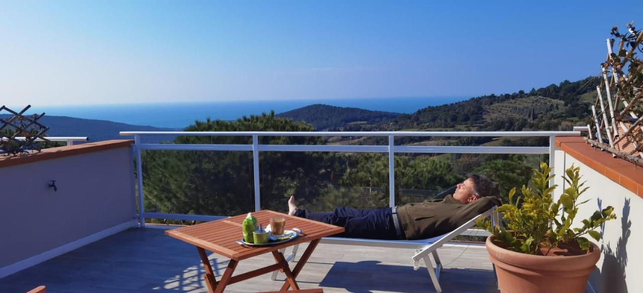 Vista Sulle Isole Dell'Arcipelago Toscano Nibbiaia Zewnętrze zdjęcie